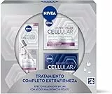 NIVEA Cellular Expert Filler - Pack Regalo Antiedad Crema de Día FP30, Crema de Noche y Sérum Rellenador - Con Ácido Hialurónico y Fólico - Antiarrugas - Todo Tipo de Piel - 3 x 50 ml