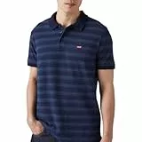 Levi's Levis HM Polo Camiseta, RAYN Stripe Dark Ind, L Hombres