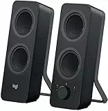 Logitech Z207 Sistema de Altavoce Bluetooth para PC, Sonido Estéreo, 10W de Pico, Entrada Audio 3.5 mm, Toma Auriculares, Multidispositivos, Enchufe EU, Ordenador/TV/Smartphone/Tablet, Negro