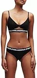 KARL LAGERFELD Mujer Sujetador Logo Peephole Negro XL