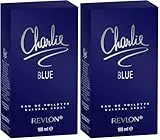 REVLON Charlie Bleu, Eau de Toilette con vaporizador, 100 ml (Paquete de 2)