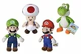 Simba- Peluche Super Mario 20cm, Material Suave, 4 Personajes Disponibles, Se Envía un Personaje de Manera Aleatoria, no se Puede Elegir el Modelo (109231009003)