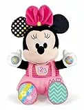 Clementoni - Peluche Baby Minnie - Peluche bebé Interactivo de Disney a Partir de 6 Meses, Juguete en español (55325)