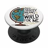 Geografía y Mapas - Explora Sin Límites PopSockets PopGrip Adhesivo