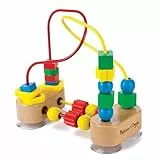 Melissa & Doug Primer Laberinto de Cuentas de Madera, Desarrolla Habilidades Motoras y Cognitivas, Ideal para Niñas y Niños de 1 a 3 años, ¡Fomenta el Aprendizaje Divertido y Creativo!