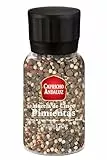 CAPRICHO ANDALUZ Molinillo Mezcla 5 Pimientas 170gr- Condimento Perfecto para Añadir un Toque Picante y Aromático a tus Carnes y Comidas.