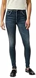 Wrangler High Skinny Jeans para Mujer, Harmony Blues, 25W / 30L