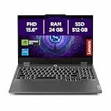 Lenovo LOQ Gen 9 - Ordenador Portátil Gaming IA 15.6' FHD, 144 Hz (Intel Core i5-12450HX, NVIDIA GeForce RTX 3050, 24 GB RAM, 512 GB SSD, Wi-Fi 6, Sin Sistema Operativo) Teclado QWERTY Español - Gris