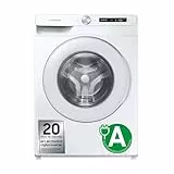 Lavadora Samsung 12Kg AI EcoBubble, Programas de Vapor Clase A Blanca WW12T504DTW/S3