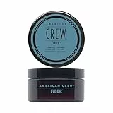 American Crew - Fiber, Cera para el Pelo Hombre, Fijación Fuerte y Flexible, Moldea y Aumenta el Brillo, para Pelo Corto, Estiliza y Peina el Cabello - 85 g