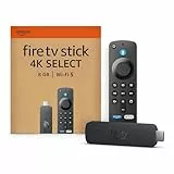 Amazon Fire TV Stick 4K Select (última generación): comienza a reproducir contenido 4K en streaming, ve cientos de miles de películas y episodios de series, y accede a la TV gratuita y en directo