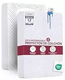 Utopia Bedding Protector Colchón 180 x 200 x 30 cm Impermeable, Certificación Oeko-Tex Funda Colchón, Cubre Colchón Transpirable, Elástico En Todo El Contorno