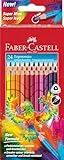 Faber-Castell 116544 - Estuche con 24 Lapices de Colores Triangulares - Multicolor