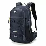 SKYSPER BOGDA 35 Mochila de Senderismo 35L Impermeable Mochila de Trekking para Hombre Mujer Mochilas de Marcha Macuto para Viajes Excursiones Acampadas Montaña Ciclismo al aire libre