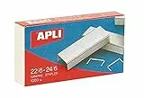 APLI 13469 - Pack De 1000 Grapas, 22/6 - 24/6