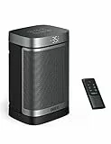 Dreo Calefactor Atom One, 3-Modos 3-Velocidades, 70°Oscilación, Calefactor cerámico de PTC con termostato, con termostato, temporizador 1-12H, Mando a distancia, Modo ECO-Ahorro de energía