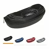 AqtivAqua Funda Protectora Dura para Gafas de natación y Gafas de Sol (Color Negro)