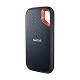 SanDisk Extreme SSD Externo Portátil 1 TB (Disco duro externo SSD con velodidad de lectura de hasta 1050 MB/s, 1000 MB/s de escritura, Clasificación IP65 de resistencia al agua y al polvo) Negro