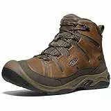 KEEN Circadia Mid Waterproof, Botas para Senderismo Hombre, Bison/Brindle, 42 EU