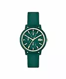 Lacoste Reloj Analógico de Cuarzo Multifunción para Mujer Colección LACOSTE.12.12 Multi con Correa de Silicona Verde - 2001329
