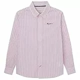 Pepe Jeans Joseph Camisa para Niño, Blanco (White), 8 Años