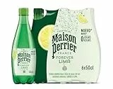 MAISON PERRIER Forever Agua mineral natural con Gas con Sabor Lima, 6 x 500 ml
