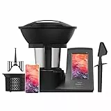 Taurus Mycook Touch Black Edition - Robot de Cocina con wifi, 1600W, 2L, hasta 140º, multifunción, app mycook, conectividad con tu smartphone, Vaporera, Negro