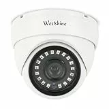 WESTSHINE Cámara Domo de 5MP AHD Cámara de Seguridad 4MP TVI/CVI IR Nightvision Lente HD de 2.8mm Ángulo de visión Amplio, Ajuste para 5MP AHD DVR 4MP TVI/CVI DVR y 960H DVR