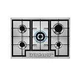 AEG - Placa de cocción a gas Slim Line, 75 cm, 5 quemadores, acero inoxidable