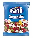 Fini Cinema Mix | Gominolas Surtidas | Caramelos de Goma Sin Gluten y Sin Grasas | Golosinas y Chuches para Cumpleaños, Navidad, Halloween y Regalos - 500 gr