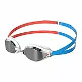 Speedo Gafas de natación Fastskin Speedsocket 2, Gafas para carreras de competición, Antivaho, Sin goteos Gafas de natación para Unisex Adulto, Rojo sirena/Azul Picton/Ahumado, One Size