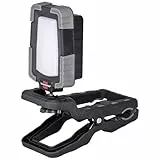 Brennenstuhl foco LED de batería recargable CL 1050 MA/lámpara de trabajo de 10W con dispositivo de sujeción (luz de trabajo con USB Powerbank, 950lm, IP65)
