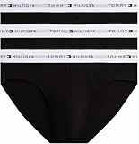 Tommy Hilfiger 3P Brief DTM Um0Um03471 Calzoncillo, Yellow (Black/Black/Black White WB), M para Hombre