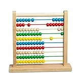 Melissa & Doug Ábaco, Juguetes de Desarrollo, Juguete clásico de Madera, Juguete Educativo Montessori, Ayuda a Aprender a Contar, Abaco Infantil, Regalo para niños y niñas de 3 4 5 6 7