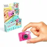 Canal Toys - Photo Creator - Cámara de Fotos y vídeo Digital Mini Cámara - Compacta - con Llavero y Tarjeta SD de 1 GB Incluido - CLK 061, Rosa