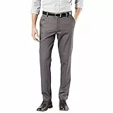 Dockers Signature Khaki Slim Fit Pants, Chino para Hombre, Gris (Magnet), 31W / 32L