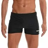 Arcweg Bañadores Hombre Traje de Baño Corto para Hombres Calzoncillos Secado Rápido Elástica Almohadillas Extraídas Deportes Acuáticos Negro L