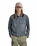 G-Star Para Hombre Chaqueta Utility Flap Pocket, Azul (antic faded aegean blue D21896-C611-D096), S