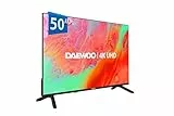 Daewoo 50DM65UV 2025 50' - Smart TV 4K Ultra HD HDR 3840 x 2160, Dolby Vision, Diseño sin Marcos, Dolby Audio