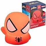 Spiderman Squishy Lamp - Lámpara de escritorio con licencia oficial de Disney, decoración de sala de juegos y mercancía para niños y niñas, accesorio de regalo de luz nocturna para sala de juegos y