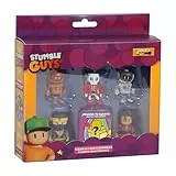 Bizak Stumble Guys Pack de 6 Figuras de acción épicas, Personajes para coleccionar, Licencia Oficial del Videojuego de derribos, Adultos Fans y niños y niñas +8 años (64112260-3)