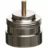 ET - EUROTRONIC Technology GmbH Vama 700114 - Adaptador metálico para termostatos electrónicos de radiador, M28 x 1,0 mm