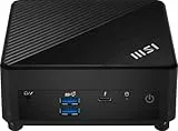 MSI Cubi 5 12M-002EU -Ordenador de sobremesa, CPU i5-1235U, Intel UHD Graphics, DDR4 8GB, 512G M.2 PCIe SN540, Windows 11 Pro, color negro