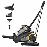 Newlux - Aspiradora sin Bolsa Potente (20Kpa) InfinityPower V4500 con Sist. Ciclónico, Depósito 3L XXL, Filtro HEPA 13 y 6 Fases de filtrado | Cepillo Rotativo de Animales | Potencia Regulable
