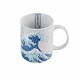 Grupo Erik Taza Ola Kanagawa - Taza desayuno - Taza cerámica 300ml - Taza te - Taza café - Licencia oficial