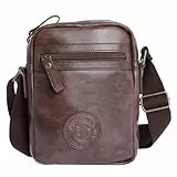 Coronel Tapioca - Bandoleras Hombre - Bolso Hombre - Bolso hombre bandolera - Bolso Bandolera hombre - Bandolera piel hombre para uso diario, casual, viaje o negocios