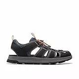 Clarks ATL Trek Wave, Sandalia Hombre, Navy, 43 EU