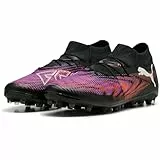 PUMA Future 8 Match MG, Zapatillas de fútbol Unisex Adulto, Black White-Glowing Red, 42 EU