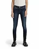 G-STAR Lynn Mid Waist Skinny Jeans Mujer, Azul (Medium Aged 60885-6131-071), 29W / 30L