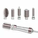 Cecotec Cepillo de Aire 5 en 1 Bamba CeramicCare 5in1 Pro, 1000 W, Cerámica, Tecnología Iónica, 3 Ajustes de Temperatura y 2 Velocidades, Función de Aire Frío, Incluye 5 Cabezales